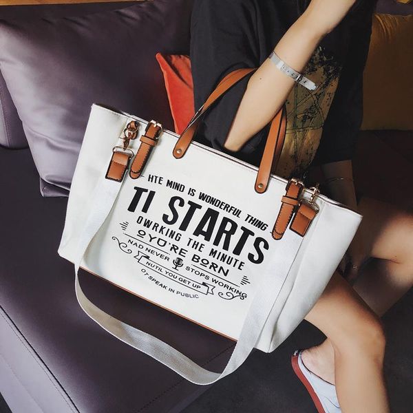 evening bags letter fashion canvas shoulder bag for women 2021 casual messenger big large capacity tote travel shopping handbag
evening bags letter fashion canvas shoulder bag for women 2021 casual messenger big large capacity tote travel shopping handbag