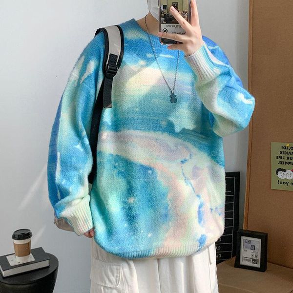 men's sweaters o-neck starry sky print sweater korean casual men fashion loose pullover streetwear plus size, White;black
men's sweaters o-neck starry sky print sweater korean casual men fashion loose pullover streetwear plus size, White;black