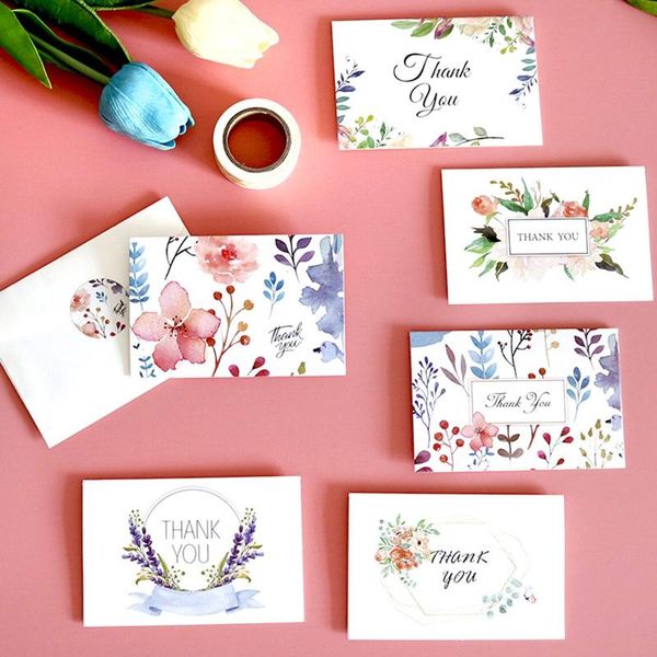 greeting cards 90 sets floral thank you card kraft paper envelopes seal sticker for birthday wedding party festival invitation
greeting cards 90 sets floral thank you card kraft paper envelopes seal sticker for birthday wedding party festival invitation