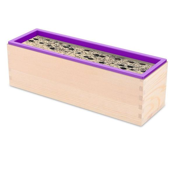 1200g silicone soap mold rectangular wooden box with flexible liner for diy handmade loaf mould making tools craft
1200g silicone soap mold rectangular wooden box with flexible liner for diy handmade loaf mould making tools craft