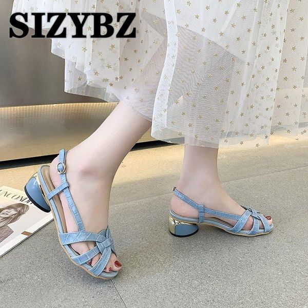 summer middle heel sandals women fashion peep toe leather party shoes woman comfort casual buckle strap square dress, Black
summer middle heel sandals women fashion peep toe leather party shoes woman comfort casual buckle strap square dress, Black