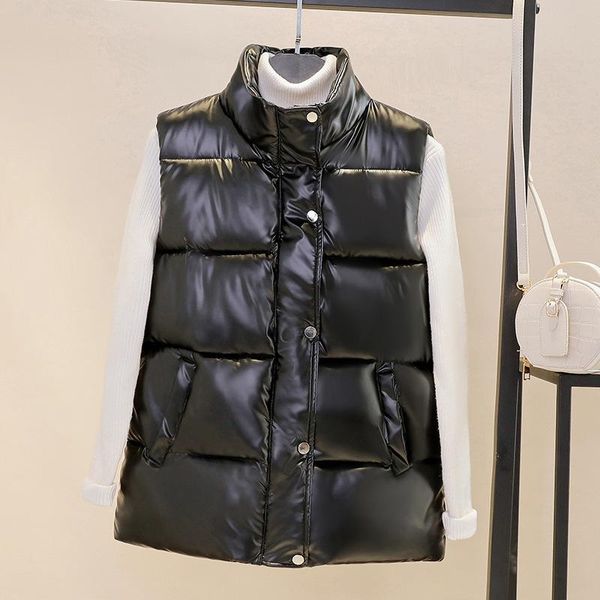 bright face jacket women's stand collar short cotton padded vest bread plus size down & parkas, Black
bright face jacket women's stand collar short cotton padded vest bread plus size down & parkas, Black