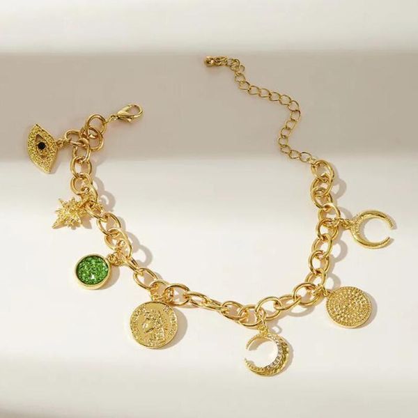 woman bohemian mulitlayer punk carved gold coin moon star tassel pendant charm bangle bracelets a40107 link, chain, Black
woman bohemian mulitlayer punk carved gold coin moon star tassel pendant charm bangle bracelets a40107 link, chain, Black
