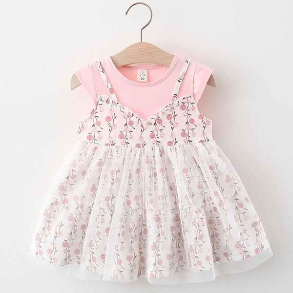 girl's dresses summer baby girls short sleeve o neck floral print patchwork mesh princess party children kids cute dress vestidos, Red;yellow
girl's dresses summer baby girls short sleeve o neck floral print patchwork mesh princess party children kids cute dress vestidos, Red;yellow