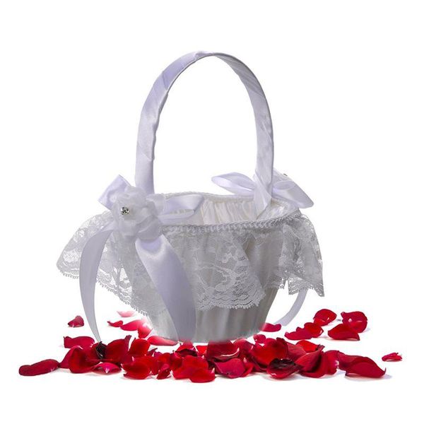 gift wrap romantic wedding flower basket lace bow bride girl small sized cute double decor supplies
gift wrap romantic wedding flower basket lace bow bride girl small sized cute double decor supplies