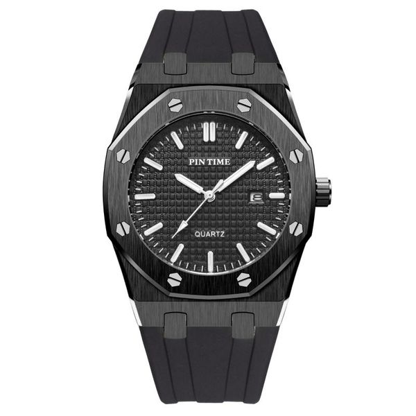 fashion oak design men luxury black watch quartz movement auto-date rubber strap male sport wristwatch relogio masculino wristwatches, Slivery;brown
fashion oak design men luxury black watch quartz movement auto-date rubber strap male sport wristwatch relogio masculino wristwatches, Slivery;brown