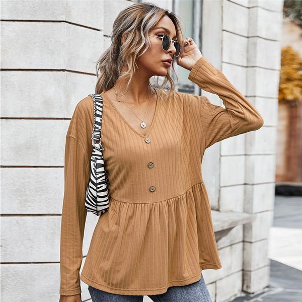 women's blouses & shirts autumn winter ladies ruffles v neck blouse pullovers women casual button full sleeve solid oversize female, White
women's blouses & shirts autumn winter ladies ruffles v neck blouse pullovers women casual button full sleeve solid oversize female, White