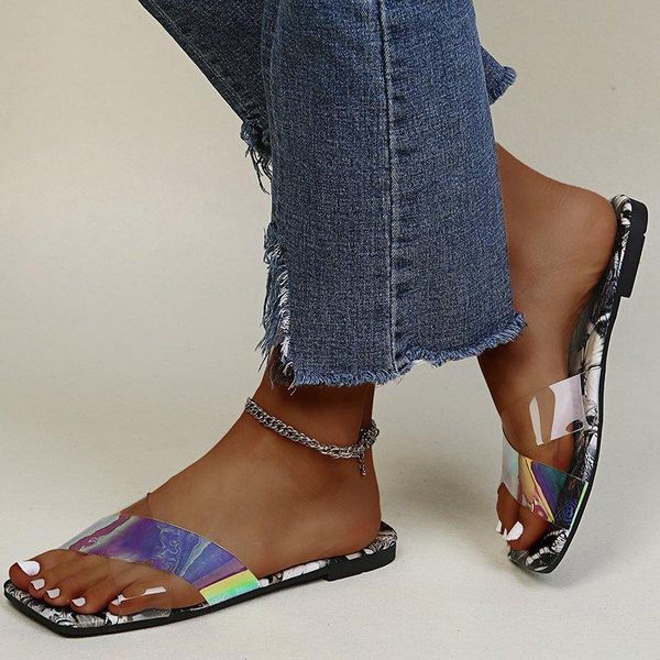 sandals plus size bohemian women ladies beach shoes casual single rome oversized female flats womens slippers, Black