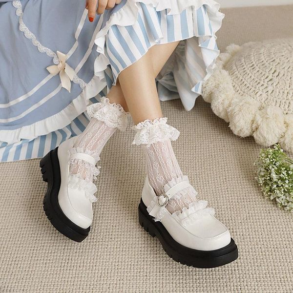dress shoes ippeum women's lolita girls mary janes bowknot princess ruffles japan sweet bride wedding party pumps cosplay, Black
dress shoes ippeum women's lolita girls mary janes bowknot princess ruffles japan sweet bride wedding party pumps cosplay, Black