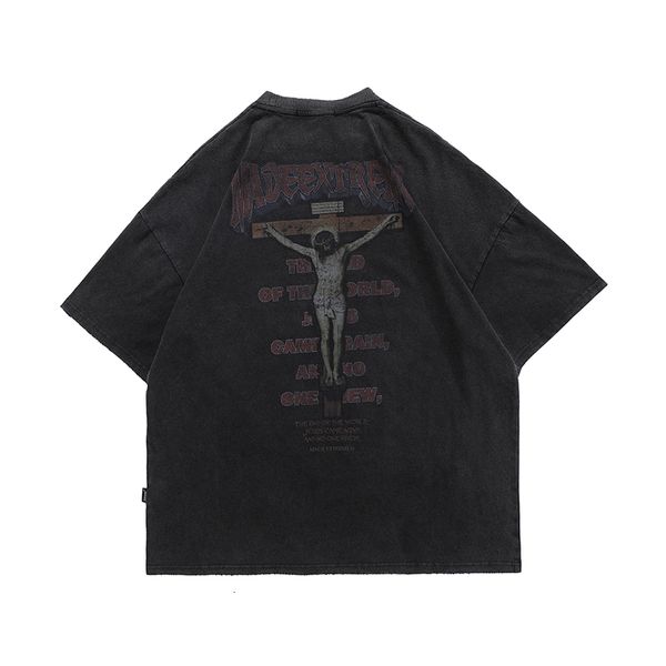 men's t-shirts summer retro card cross jesus print short sleeve couple t shirt around neck harajuku hip hop oversize casual loose, White;black
men's t-shirts summer retro card cross jesus print short sleeve couple t shirt around neck harajuku hip hop oversize casual loose, White;black