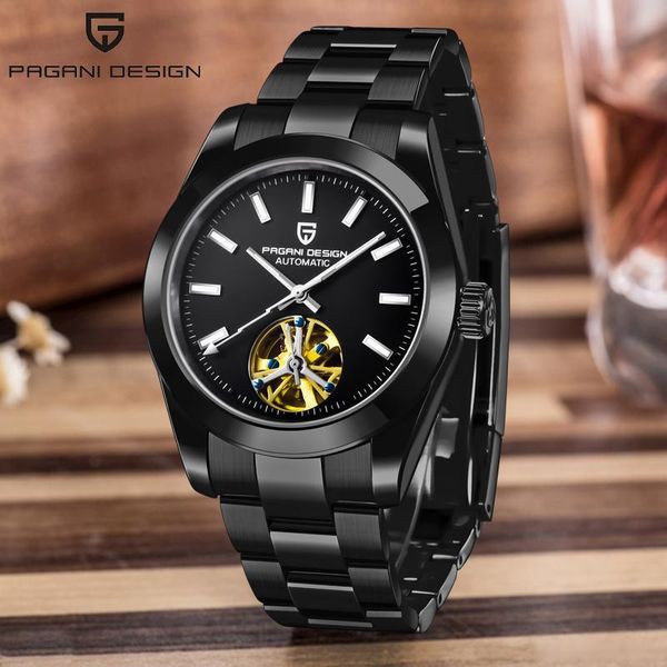 wristwatches brand pagani design men's mechanical watch 100m waterproof stainless steel wristwatch business tourbillon automatic watche, Slivery;brown
wristwatches brand pagani design men's mechanical watch 100m waterproof stainless steel wristwatch business tourbillon automatic watche, Slivery;brown