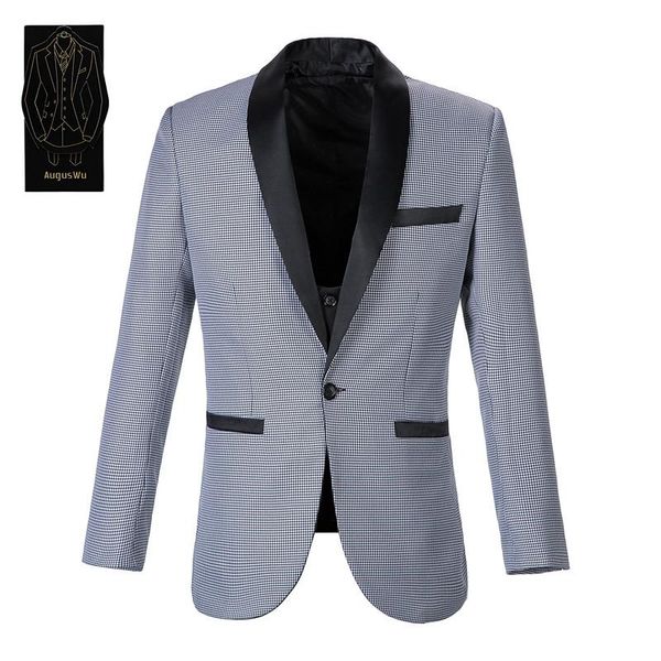men's suits & blazers high-end suit two-piece (jacket + pants) fashion slim mosaic business dress support custom, White;black
men's suits & blazers high-end suit two-piece (jacket + pants) fashion slim mosaic business dress support custom, White;black