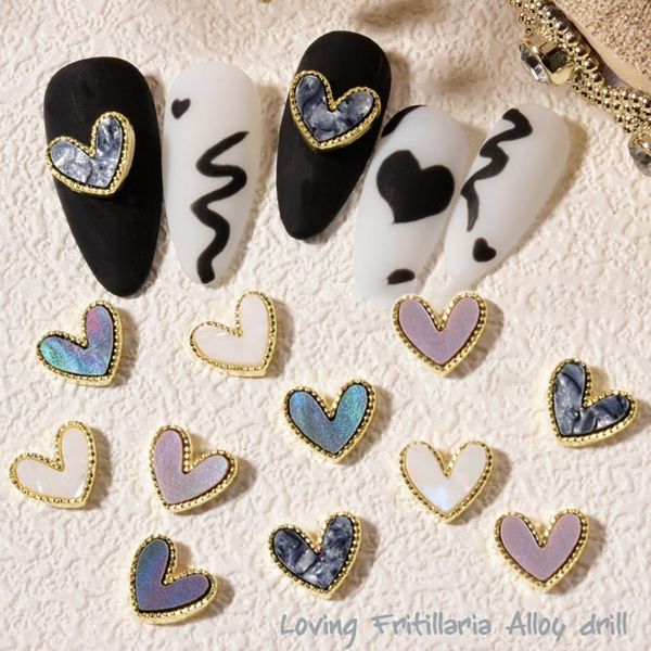 10pcs/set delicate peach heart ornaments love fritillaria nail drills manicure jewelry diy art decorations, Silver;gold
10pcs/set delicate peach heart ornaments love fritillaria nail drills manicure jewelry diy art decorations, Silver;gold