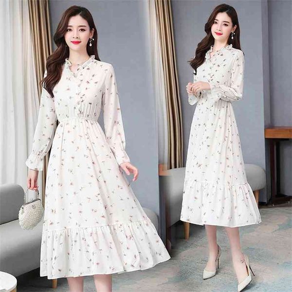 vintage female white chiffon midi dresses spring summer 4xl plus size long sleeve dress elegant women bodycon party vestido 210528, Black;gray
vintage female white chiffon midi dresses spring summer 4xl plus size long sleeve dress elegant women bodycon party vestido 210528, Black;gray