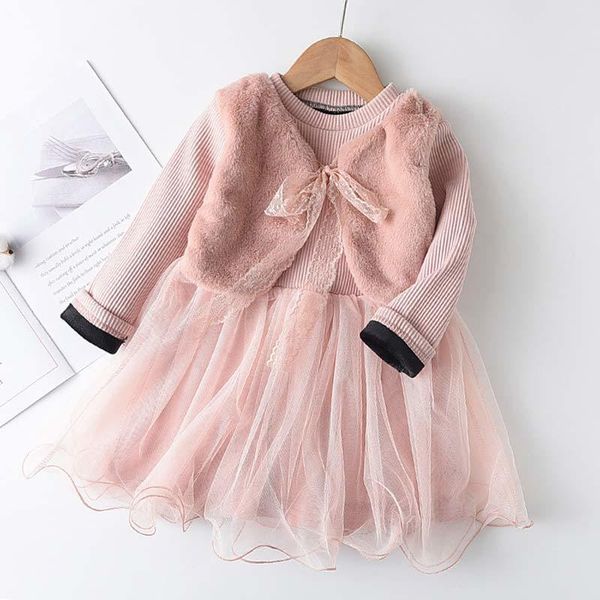 melario girls winter dress new fashion princess mesh dresses children autumn fur vest clothing baby cute vestidos 2 7years 210412, Red;yellow
melario girls winter dress new fashion princess mesh dresses children autumn fur vest clothing baby cute vestidos 2 7years 210412, Red;yellow