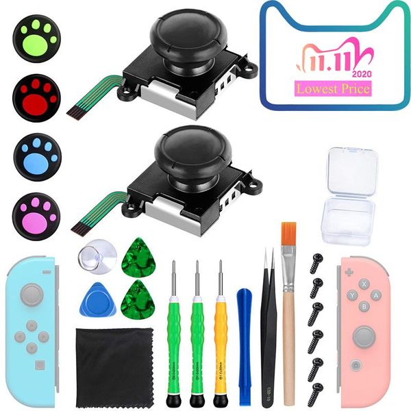 game controllers & joysticks 17 types 3d replacement joystick analog triwing screwdriver repair joy-con tools for switch/lite
game controllers & joysticks 17 types 3d replacement joystick analog triwing screwdriver repair joy-con tools for switch/lite