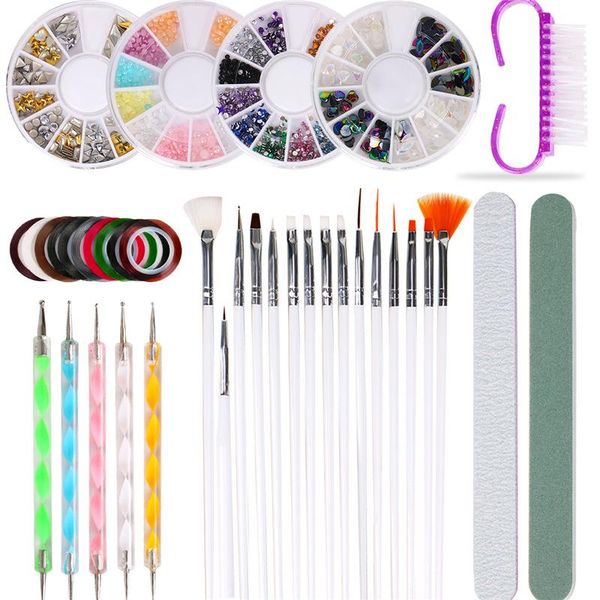 nail art kits 10pc manicure tools set color painting brush pen file gold silver thread jewelry drill decoration kit diy
nail art kits 10pc manicure tools set color painting brush pen file gold silver thread jewelry drill decoration kit diy