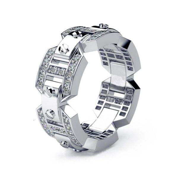selling plated ring beset sanjie jewelry punk style creative men's and women's accessories alloy, Silver
selling plated ring beset sanjie jewelry punk style creative men's and women's accessories alloy, Silver