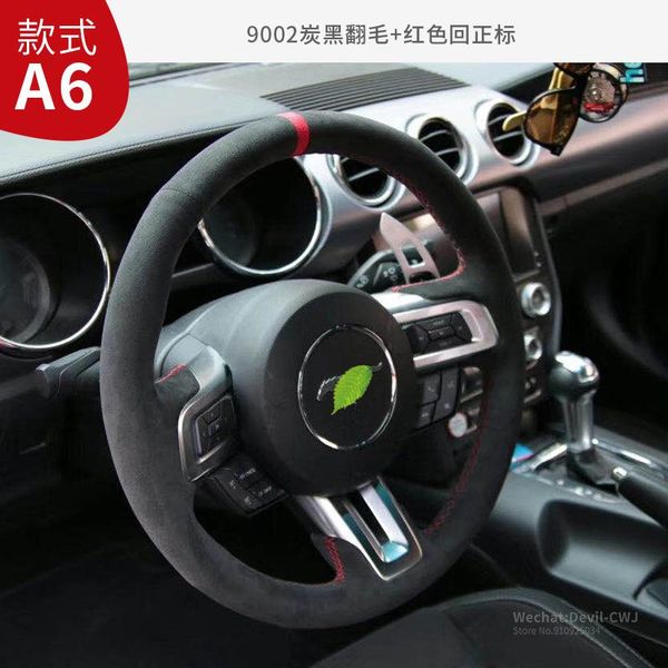 Suede Leather steering wheel cover for Ford Mustang Fiesta Focus Escort Mondeo TaurusExplorer hand grip interior accessories
Suede Leather steering wheel cover for Ford Mustang Fiesta Focus Escort Mondeo TaurusExplorer hand grip interior accessories