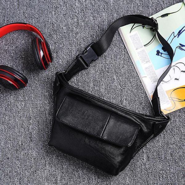 est style men waist bags chain black solid fanny pack travel belt purse shoulder tote bag
est style men waist bags chain black solid fanny pack travel belt purse shoulder tote bag