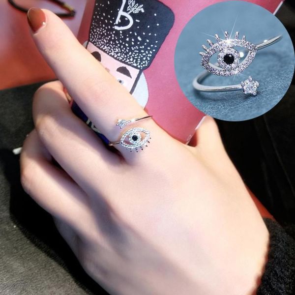 korean fashion temperament, simple and versatile, geometric devil's eye, diamond ring, female ring, Black
korean fashion temperament, simple and versatile, geometric devil's eye, diamond ring, female ring, Black
