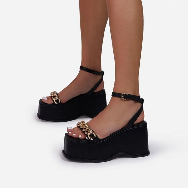 dress shoes 2021 summer wedges sandals fashion open toe platform heel for ladies chain comfort female outdoor footwear plus size, Black
dress shoes 2021 summer wedges sandals fashion open toe platform heel for ladies chain comfort female outdoor footwear plus size, Black