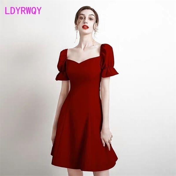 ldyrwqy summer korean version fashionable temperament square collar short sleeve pink dress 210416, Black;gray
ldyrwqy summer korean version fashionable temperament square collar short sleeve pink dress 210416, Black;gray