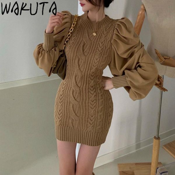 autumn winter mini sweater dress women fashion puff sleeve knitted chic solid color twist pattern bodycon 2021 casual dresses, Black;gray
autumn winter mini sweater dress women fashion puff sleeve knitted chic solid color twist pattern bodycon 2021 casual dresses, Black;gray