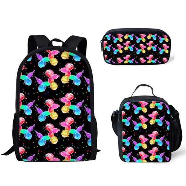 school bags 3pcs set for teenager girls cute balloon dog print backpack children primary schoolbag kids book bag bagpack
school bags 3pcs set for teenager girls cute balloon dog print backpack children primary schoolbag kids book bag bagpack