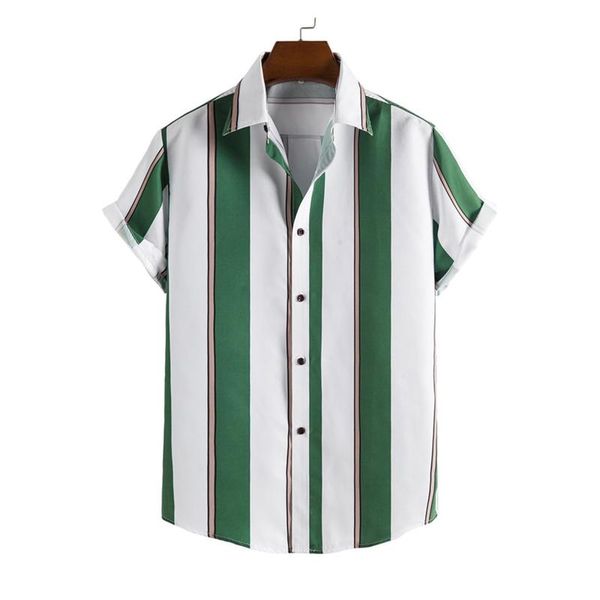 men's casual shirts plus size striped print men shirt lapel neck streetwear short sleeve 2021 loose tropical hawaiian hombre 5, White;black
men's casual shirts plus size striped print men shirt lapel neck streetwear short sleeve 2021 loose tropical hawaiian hombre 5, White;black