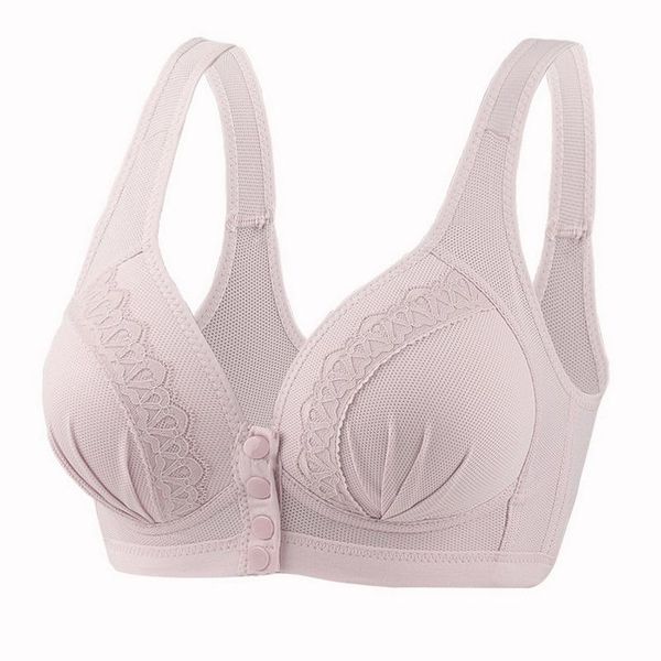 bras 2021 arrival large size front button comfortable gather bra breathable thin section without steel ring women underwear 105, Red;black
bras 2021 arrival large size front button comfortable gather bra breathable thin section without steel ring women underwear 105, Red;black