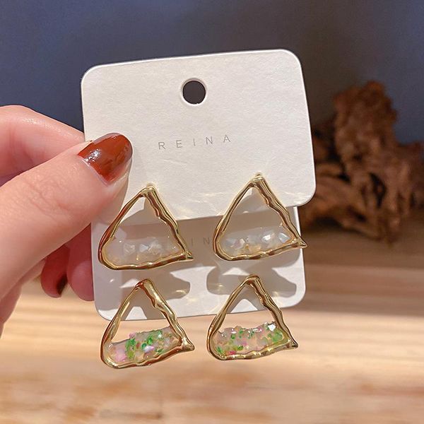 stud 2021 korean geometric triangle acrylic earrings for women simple jewelry pendientes brincos, Golden;silver
stud 2021 korean geometric triangle acrylic earrings for women simple jewelry pendientes brincos, Golden;silver
