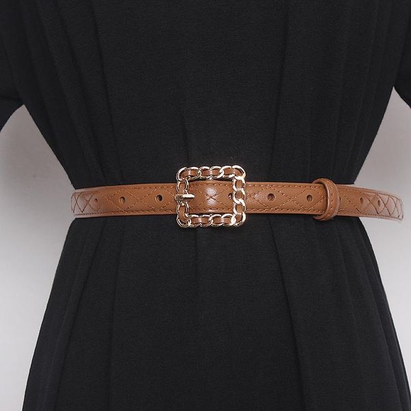 belts korean-style buckle women's leather belt plaid fashionable waistband jean dressed genuine, Black;brown
belts korean-style buckle women's leather belt plaid fashionable waistband jean dressed genuine, Black;brown