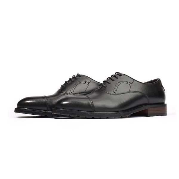 dress shoes genuine leather men formal brogue elegant classic business wedding social lace-up oxford office e68, Black
dress shoes genuine leather men formal brogue elegant classic business wedding social lace-up oxford office e68, Black