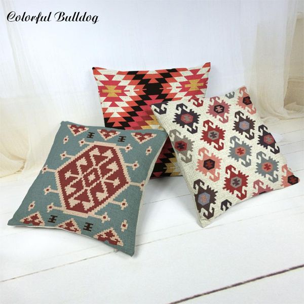cushion/decorative pillow handmade painted geometric checkered striped cushion cover patchwork rectangle decor for home living room decorati
cushion/decorative pillow handmade painted geometric checkered striped cushion cover patchwork rectangle decor for home living room decorati