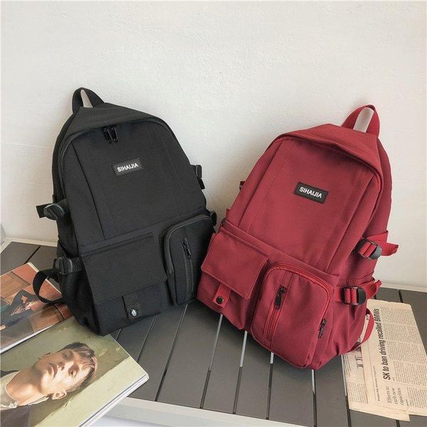 backpack unixinu solid color women's waterproof nylon school with multiple pockets large capacity travel bag for women
backpack unixinu solid color women's waterproof nylon school with multiple pockets large capacity travel bag for women