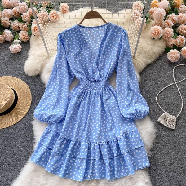 casual dresses croysier print for women 2021 fashion spring autumn v neck long sleeve dress elastic waist ruffle hem mini, Black;gray
casual dresses croysier print for women 2021 fashion spring autumn v neck long sleeve dress elastic waist ruffle hem mini, Black;gray
