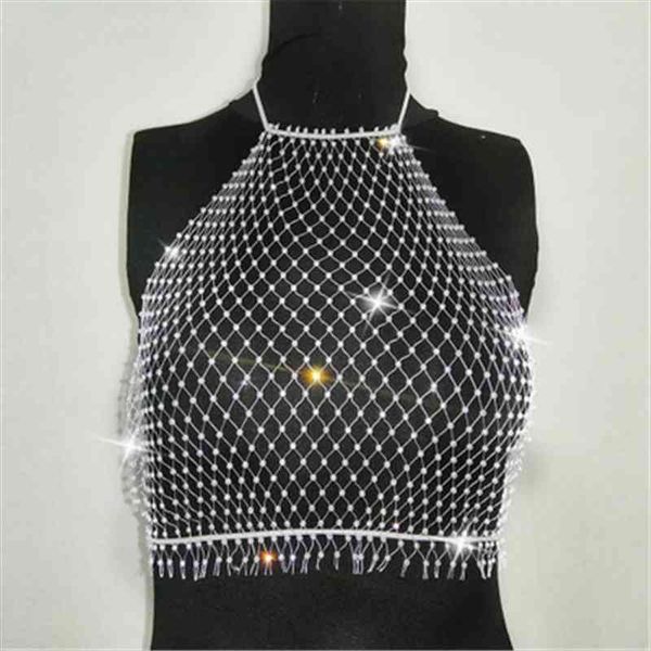 rhinestone sleeveless mesh women tank flashing diamond lace up hollow high waist garment, White
rhinestone sleeveless mesh women tank flashing diamond lace up hollow high waist garment, White