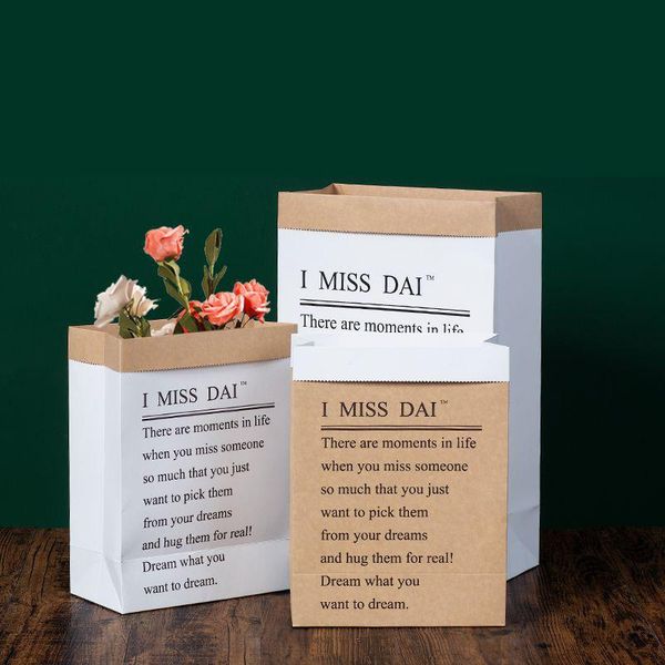 gift wrap 2/5pcs white/brown kraft paper bag flower packing wedding birthday festival home party decorative packageing bags
gift wrap 2/5pcs white/brown kraft paper bag flower packing wedding birthday festival home party decorative packageing bags