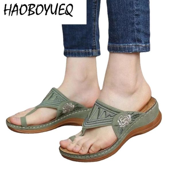 sandals women's embroidery platform clip toe wedges thong retro thick heel beach shoes designer sandalias de mujer, Black
sandals women's embroidery platform clip toe wedges thong retro thick heel beach shoes designer sandalias de mujer, Black