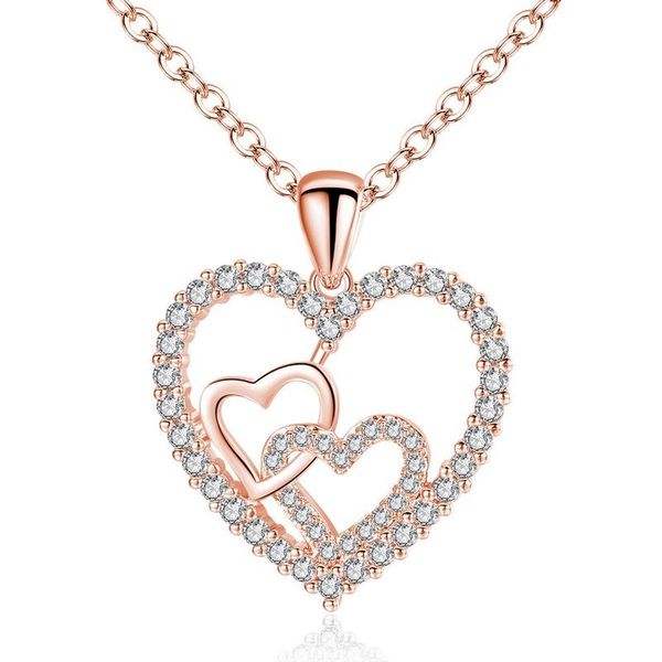 pendant necklaces romantic simple big small heart to necklace exquisite crystal zircon pendants clavicle chains for women fashion jewelry, Silver
pendant necklaces romantic simple big small heart to necklace exquisite crystal zircon pendants clavicle chains for women fashion jewelry, Silver
