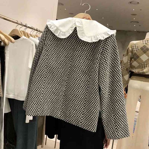 women's jackets nomikuma hit colro peter pan collar women korean elegant coat autumn winter long sleeve outwear 6v478 r0qo, Black;brown
women's jackets nomikuma hit colro peter pan collar women korean elegant coat autumn winter long sleeve outwear 6v478 r0qo, Black;brown