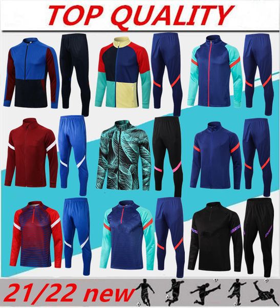 21/22 mens football tracksuit jacket soccer training suit futbol 2021 2022 survetement foot chandal tuta jogging, Black
21/22 mens football tracksuit jacket soccer training suit futbol 2021 2022 survetement foot chandal tuta jogging, Black