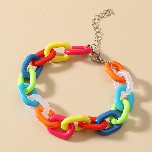 charm bracelets candy color for women personality acrylic statement rainbow geometric cool jewelry anime, Golden;silver
charm bracelets candy color for women personality acrylic statement rainbow geometric cool jewelry anime, Golden;silver