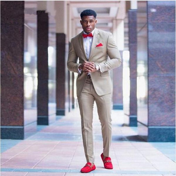 kahki men suits 2 piece formal business suit slim fit groom tuxedos men's classic wedding (jacket+pants) & blazers, White;black
kahki men suits 2 piece formal business suit slim fit groom tuxedos men's classic wedding (jacket+pants) & blazers, White;black