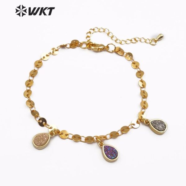 link, chain wkt wt-b445 fashion cute sweet bracelet heart-shaped round drop-shaped quartz with gold girl gift jewelry, Black
link, chain wkt wt-b445 fashion cute sweet bracelet heart-shaped round drop-shaped quartz with gold girl gift jewelry, Black