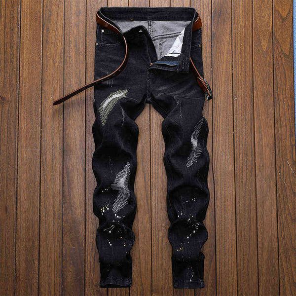 men jeans jean homme pantalon slim denim trousers biker male straight casual designer ripped black moda hombre, Blue
men jeans jean homme pantalon slim denim trousers biker male straight casual designer ripped black moda hombre, Blue
