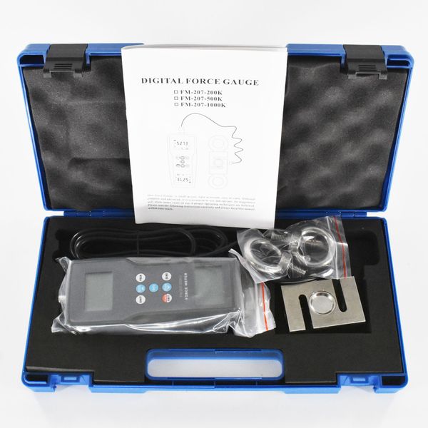 digital force gauge push pull tension meter tester fm-207-200k 200kgf 440lbf 1960n
digital force gauge push pull tension meter tester fm-207-200k 200kgf 440lbf 1960n