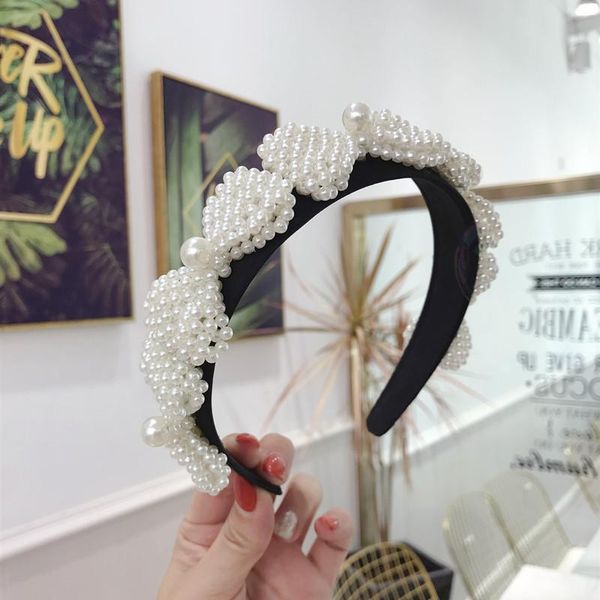 hair clips & barrettes korean fashion elegant hairband women's temperament crown pearl woven bowknot wide edge band head hoop jewelry f, Golden;silver
hair clips & barrettes korean fashion elegant hairband women's temperament crown pearl woven bowknot wide edge band head hoop jewelry f, Golden;silver