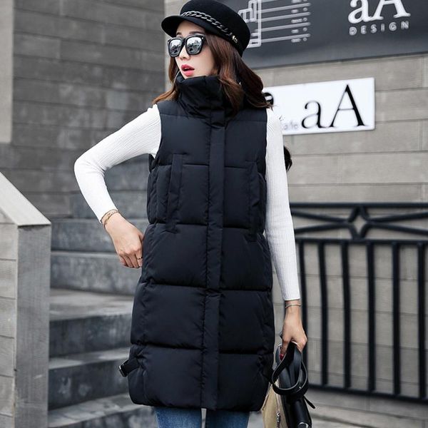 women's vests 2021 causal women winter vest waistcoat womens appliques number sleeveless jacket stand collar cotton warm long female, Black;white
women's vests 2021 causal women winter vest waistcoat womens appliques number sleeveless jacket stand collar cotton warm long female, Black;white